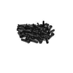 MISSION Brass Nipples Spokes, Black (X40)